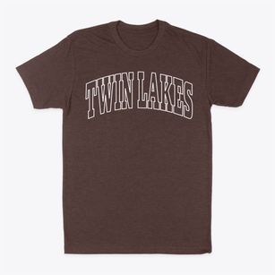 Twin Lakes New Mexico Trendy Block Classic Dad T-Shirt