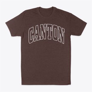 Canton Massachusetts Trendy Block Classic Dad T-Shirt