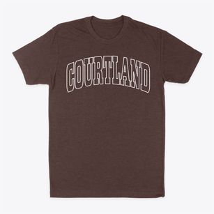 Courtland Wisconsin Trendy Block Classic Dad T-Shirt