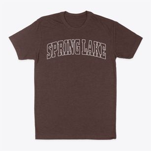 Spring Lake North Carolina Trendy Block Classic Dad T-Shirt