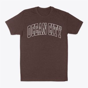 Ocean City New Jersey Trendy Block Classic Dad T-Shirt