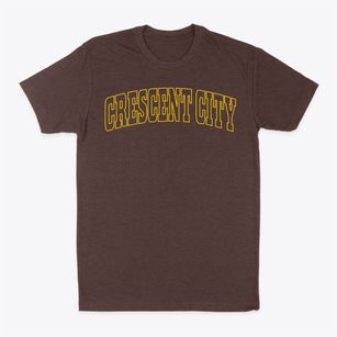 Crescent City Florida Trendy Block Classic Dad T-Shirt
