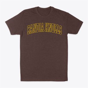 Sandia Knolls New Mexico Trendy Block Classic Dad T-Shirt