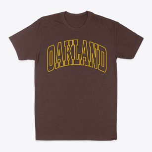 Oakland Illinois Trendy Block Classic Dad T-Shirt
