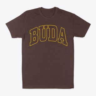 Buda Illinois Trendy Block Classic Dad T-Shirt