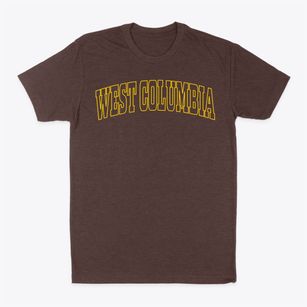 West Columbia South Carolina Trendy Block Classic Dad T-Shirt