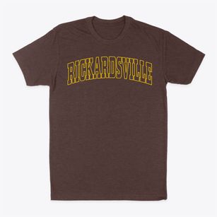 Rickardsville Iowa Trendy Block Classic Dad T-Shirt