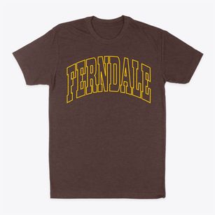 Ferndale Washington Trendy Block Classic Dad T-Shirt