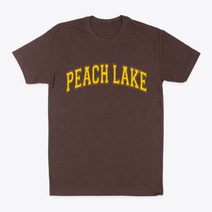 Peach Lake New York Varsity Classic Dad T-Shirt