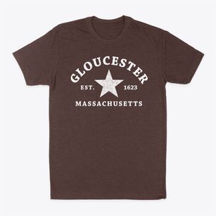 Gloucester Massachusetts Star Classic Dad T-Shirt