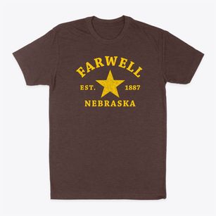 Farwell Nebraska Star Classic Dad T-Shirt