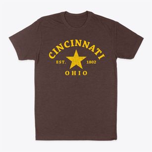Cincinnati Ohio Star Classic Dad T-Shirt