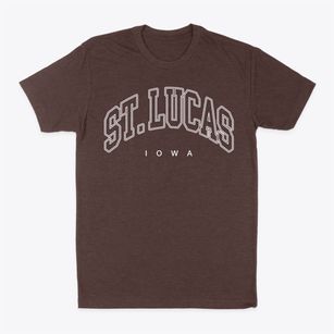 St. Lucas Iowa Inline Classic Dad T-Shirt