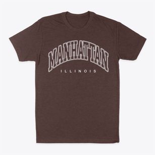 Manhattan Illinois Inline Classic Dad T-Shirt