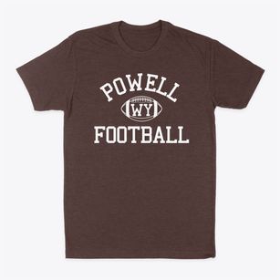 Powell Wyoming Football Classic Dad T-Shirt