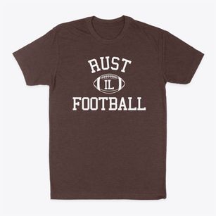 Rust Illinois Football Classic Dad T-Shirt