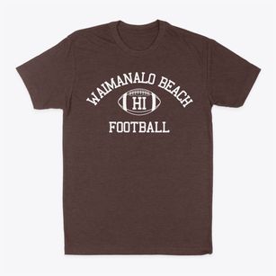 Waimanalo Beach Hawaii Football Classic Dad T-Shirt