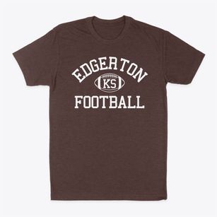Edgerton Kansas Football Classic Dad T-Shirt