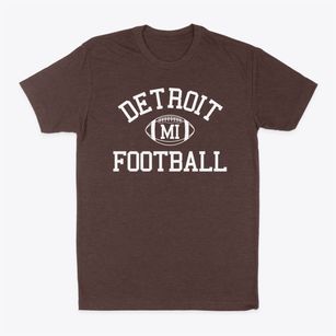 Detroit Michigan Football Classic Dad T-Shirt
