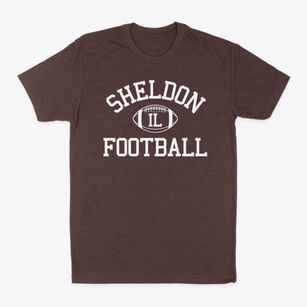 Sheldon Illinois Football Classic Dad T-Shirt