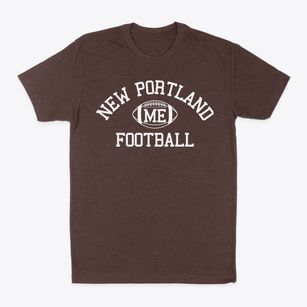 New Portland Maine Football Classic Dad T-Shirt
