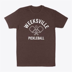 Weeksville North Carolina Pickleball Classic Dad T-Shirt