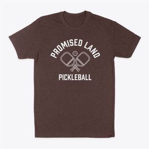 Promised Land Maine Pickleball Classic Dad T-Shirt