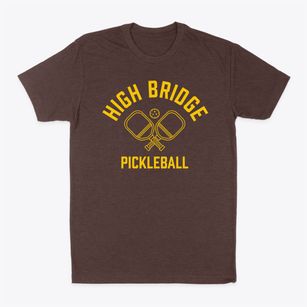 High Bridge New Hampshire Pickleball Classic Dad T-Shirt