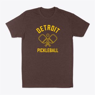 Detroit Michigan Pickleball Classic Dad T-Shirt