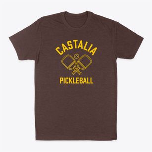 Castalia Iowa Pickleball Classic Dad T-Shirt