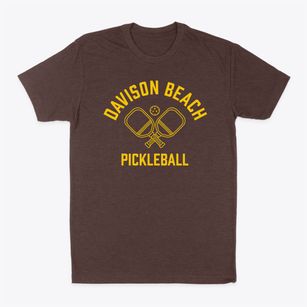Davison Beach New York Pickleball Classic Dad T-Shirt