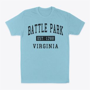 Battle Park Virginia Classic Established Classic Dad T-Shirt