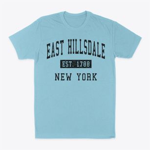 East Hillsdale New York Classic Established Classic Dad T-Shirt