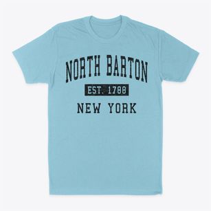 North Barton New York Classic Established Classic Dad T-Shirt