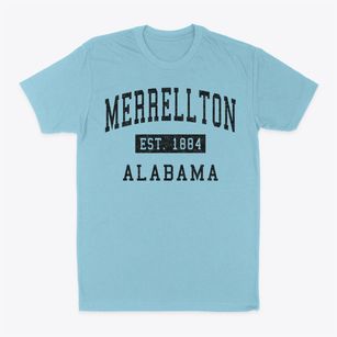 Merrellton Alabama Classic Established Classic Dad T-Shirt