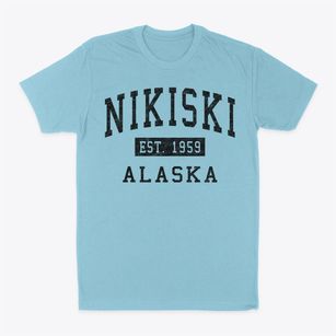 Nikiski Alaska Classic Established Classic Dad T-Shirt
