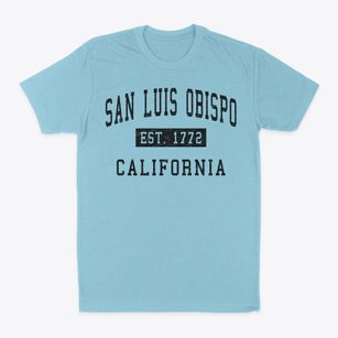 San Luis Obispo California Classic Established Classic Dad T-Shirt