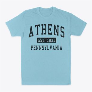 Athens Pennsylvania Classic Established Classic Dad T-Shirt