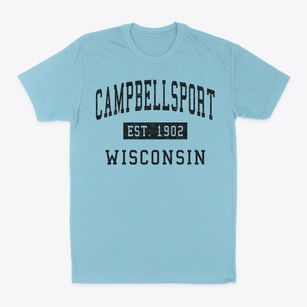 Campbellsport Wisconsin Classic Established Classic Dad T-Shirt