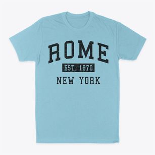 Rome New York Classic Established Classic Dad T-Shirt