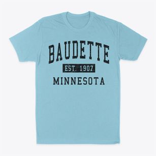 Baudette Minnesota Classic Established Classic Dad T-Shirt