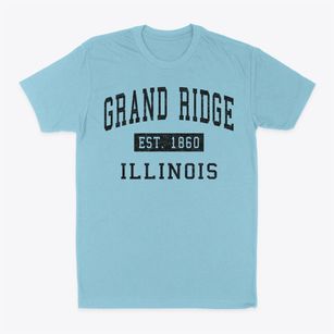 Grand Ridge Illinois Classic Established Classic Dad T-Shirt