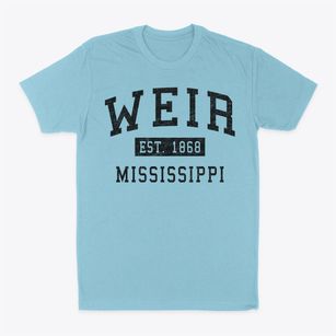 Weir Mississippi Classic Established Classic Dad T-Shirt