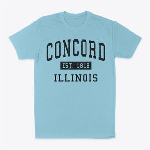 Concord Illinois Classic Established Classic Dad T-Shirt