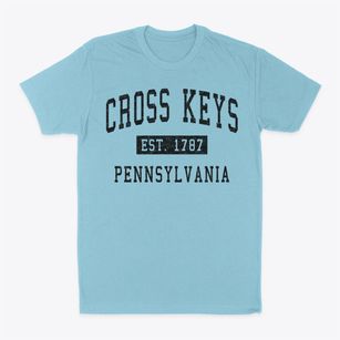 Cross Keys Pennsylvania Classic Established Classic Dad T-Shirt