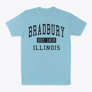 Bradbury Illinois Classic Established Classic Dad T-Shirt