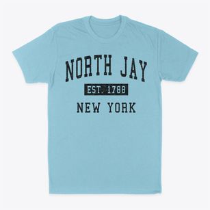 North Jay New York Classic Established Classic Dad T-Shirt