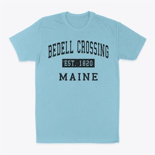 Bedell Crossing Maine Classic Established Classic Dad T-Shirt