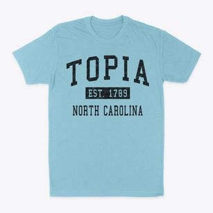 Topia North Carolina Classic Established Classic Dad T-Shirt