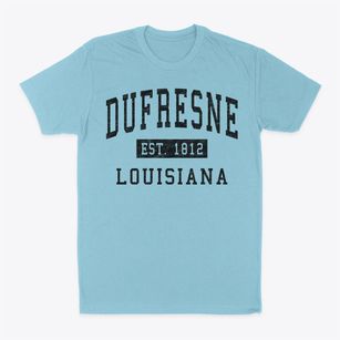 Dufresne Louisiana Classic Established Classic Dad T-Shirt